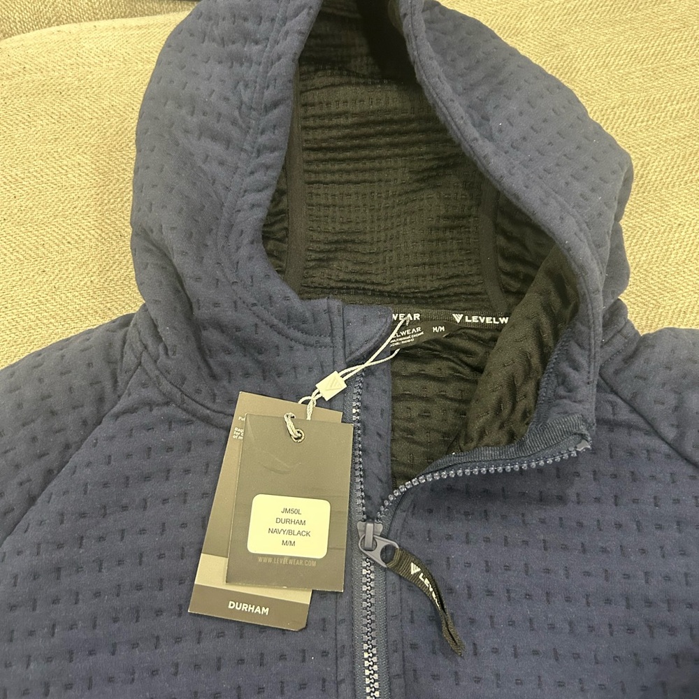 Durham Men's Navy Performance Jacket - Picture 2 of 3